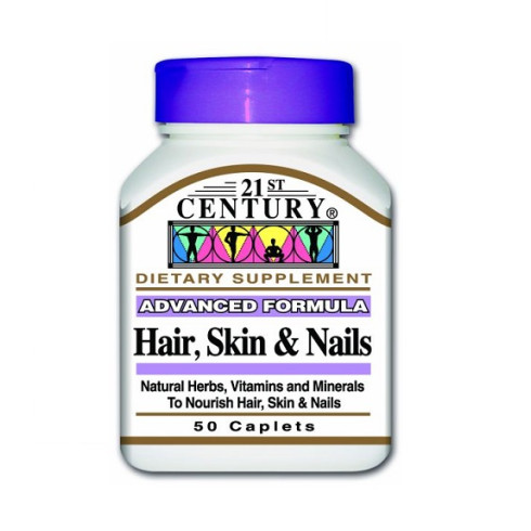 21st Century Hair, Skin & Nails (50 tabs)