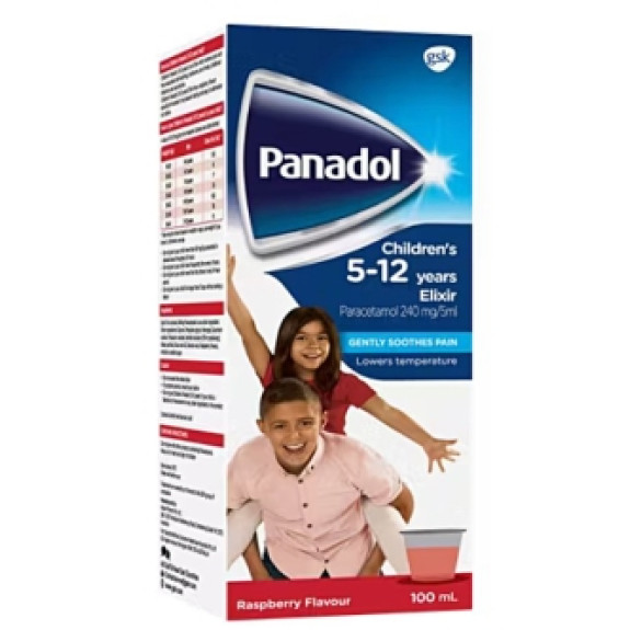 Panadol Elixir 5-12 Years 100ml