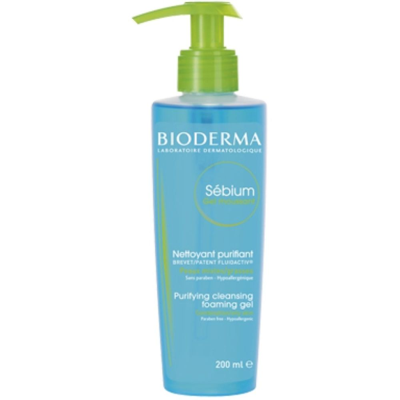 Bioderma Sebium Moussant Gel Face Wash (200ml)