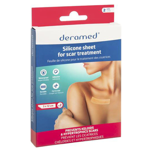 Deramed Silicone Sheet for Scar Treatment (3x12cm)