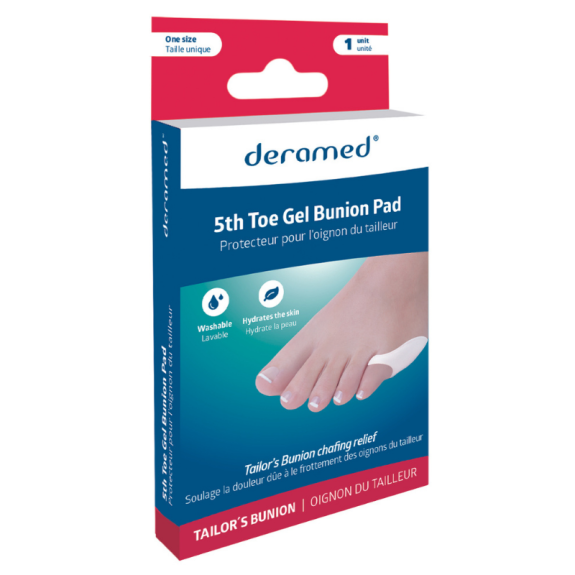 Deramed 5th Toe Gel Bunion Pad