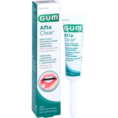 GUM  AFTA CLEAR GEL 10ML