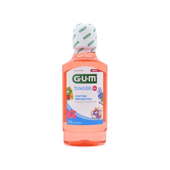 GUM  JUNIOR 6+ MOUTHWASH 300ML