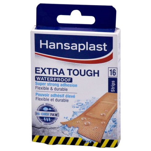 Hansaplast Extra Tough Waterproof Plasters (16pcs)