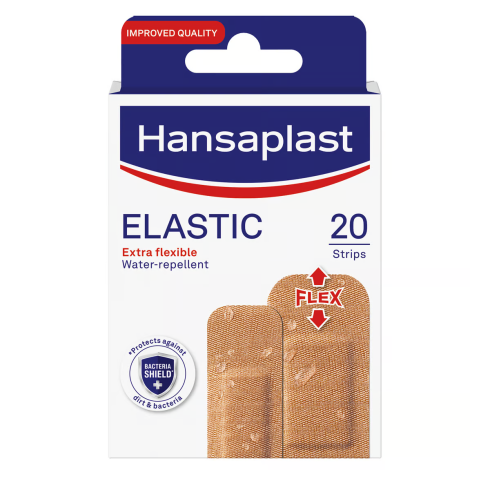 Hansaplast Elastic Plasters (20 Strips)