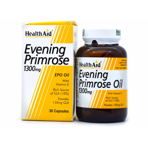 HEALTH AID EVENING PRIMROSE1000MG PLUS VIT.E CAPS 30S