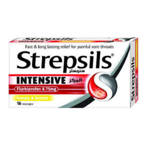 STREPSILS INTENSIVE HONEY & LEMON 16S