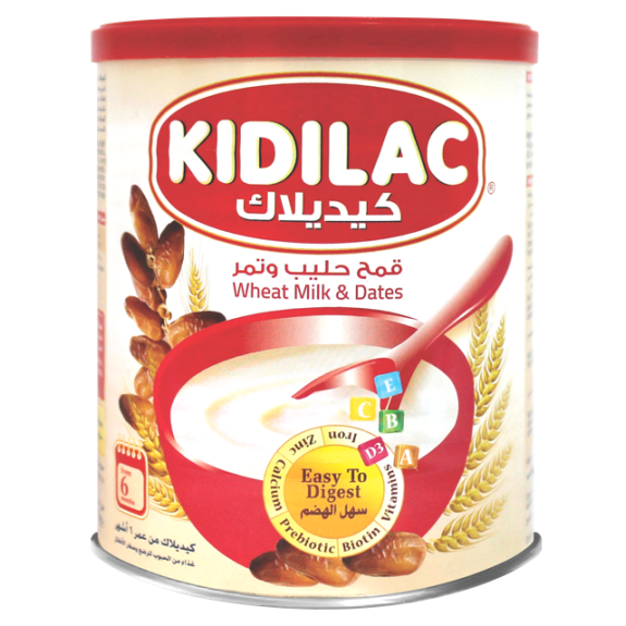 KIDILAC WHEAT MILK & DATES 400GM