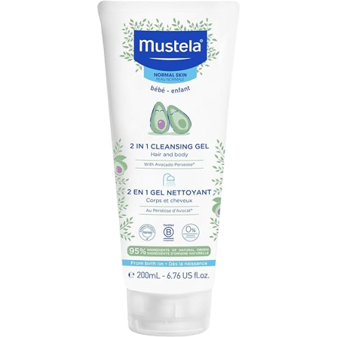 Mustela 2 in 1 Hair & Body Wash (200ml)