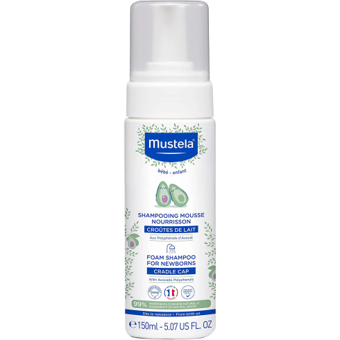 Mustela Baby Foam Shampoo Newborns Cradle Cap (150ml)