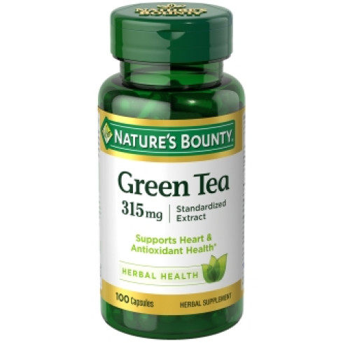 NATURE'S BOUNTY GREEN TEA 100 CAPSULES