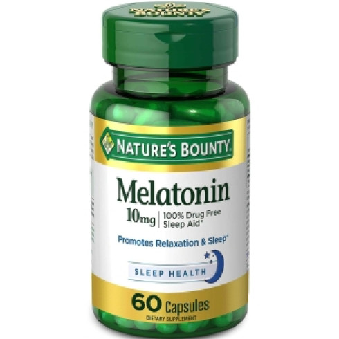 NATURE'S BOUNTY MELATONIN 10MG CAP 60S