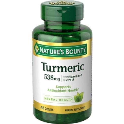 NATURE'S BOUNTY TURMERIC 538MG* 45 CAPSULES