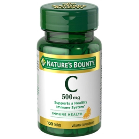 NATURE'S BOUNTY VIT C 500MG* 100 TABLETS