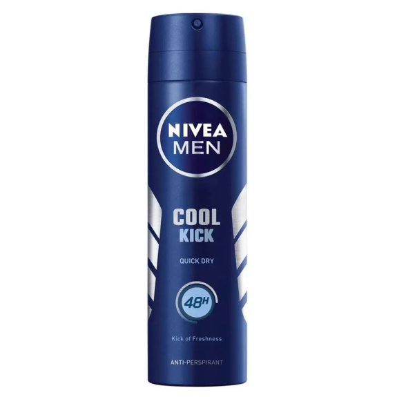 NIVEA Men Cool Kick Deodorant Spray (150ml)