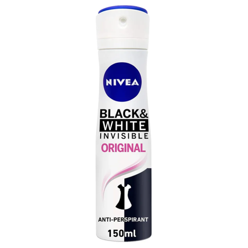 Nivea Black & White Original Antiperspirant Spray (150ml)