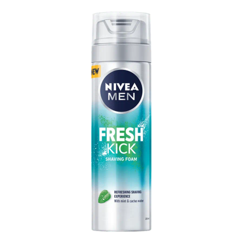 Nivea Men Fresh Kick Shaving Foam (200ml)
