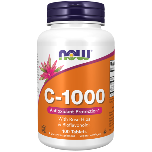 NOW VITAMIN C 1000IU* 100 TABLETS