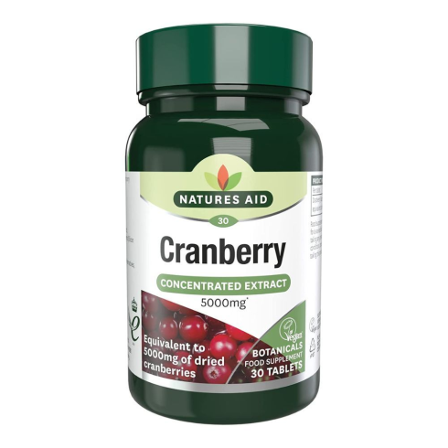 Natures Aid 5000mg Cranberry (30 tabs)