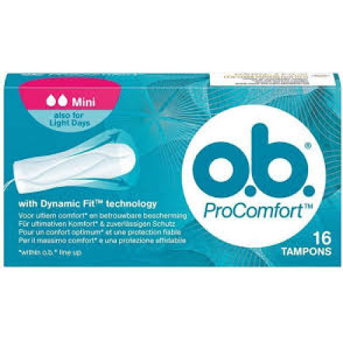 O.B. PROCOMFORT MINI 16 TAMPONS