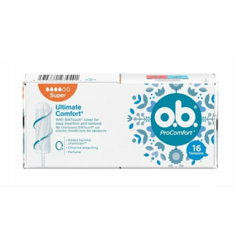 O.B. PROCOMFORT SUPER 16 TAMPONS