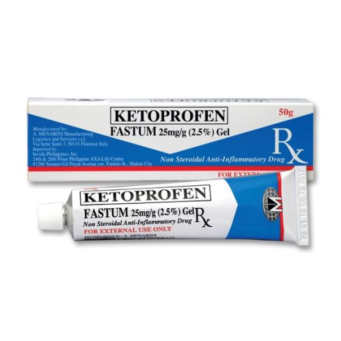 Fastum Gel Ketoprofen 2.5% (50g/100g)