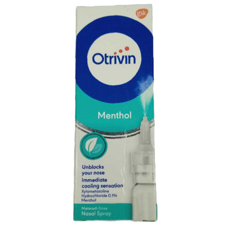 Otrivin 0.1% Menthol Nasal Spray (10ml)