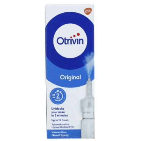 Otrivin 0.1% Original Nasal Spray Adult (10ml)