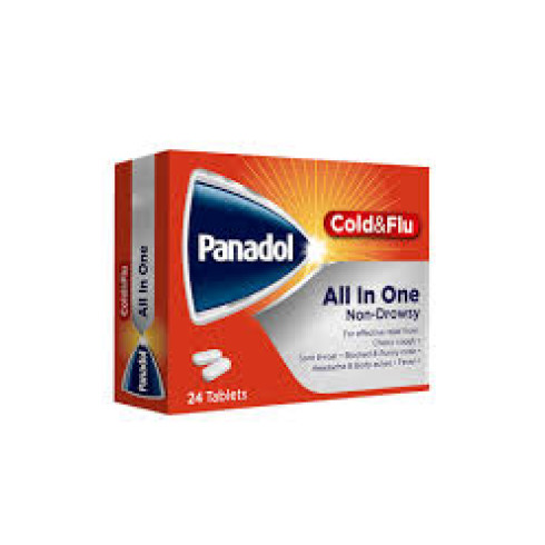 Panadol Cold & Flu All In One 24 Tablets