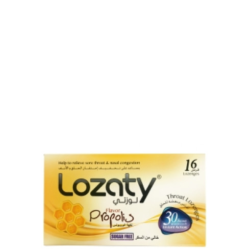 Lozaty Propolis Lozenges (16 Lozenges) - Sugar-Free