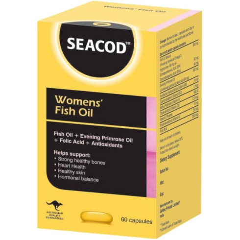 SEACOD WOMEN'S FISH OIL 60 SOFTGELS