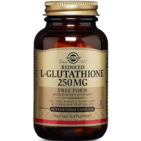 SOLGAR L-GLUTATHIONE 25MG* 60 VEGETABLES CAPSULES