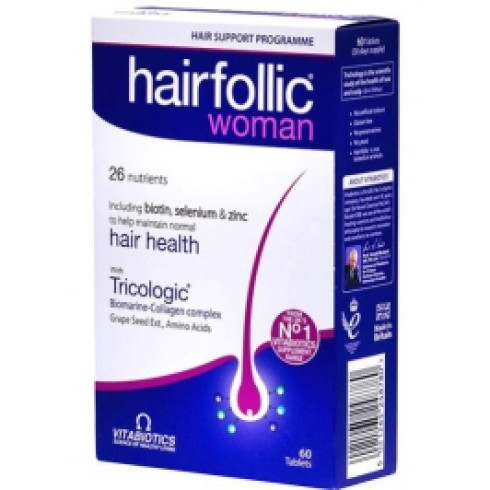 VITABIOTICS WELLWOMAN HAIRFOLLIC WOMAN TAB 60S