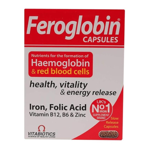 VITABIOTICS FEROGLOBIN CAPS 30S