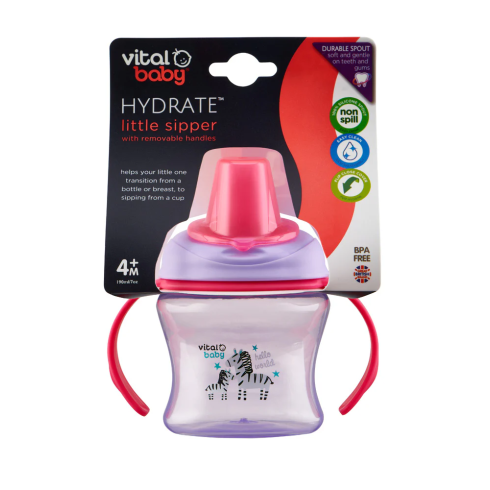 Vital Baby Hydrate Little Sipper (190ml, Pink)