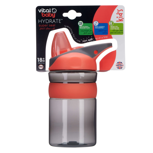 Vital Baby Hydrate Super Seal Cup (380ml, Red)