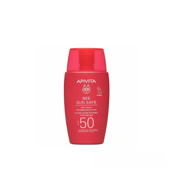 APIVITA Bee Sun Safe Dry Touch Invisible Face Fluid SPF50 (50ml)