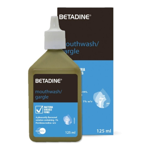 Betadine Gargle & Mouthwash (125ml)