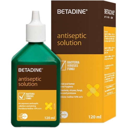 Betadine 10% Antiseptic Solution (120ml)