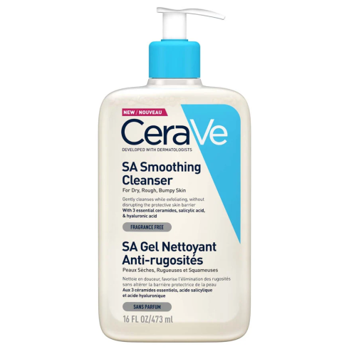 CeraVe SA Smoothing Cleanser with Salicylic Acid (236ml)