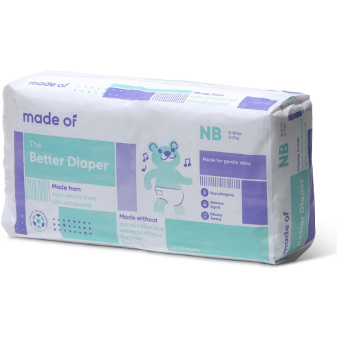 MADE OF The Better Baby Diaper No. 0 (NB, 0-5kg)