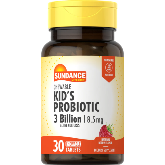 Sundance Kid's Probiotics Chewable Tablets, 30 Tablets