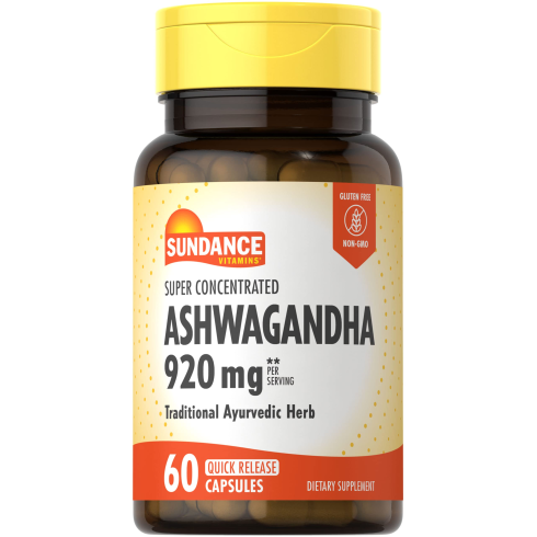 Sundance Ashwagandha 920mg Capsules, 60 Capsules