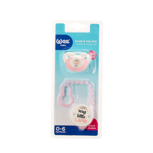 Wee Baby Pacifier & Holder Set No.1